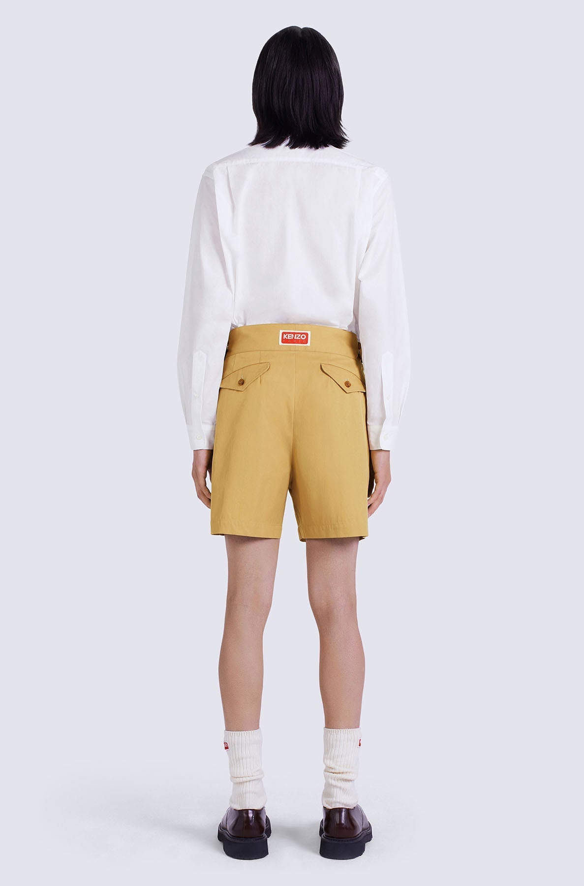 Short ceinturé - Beige