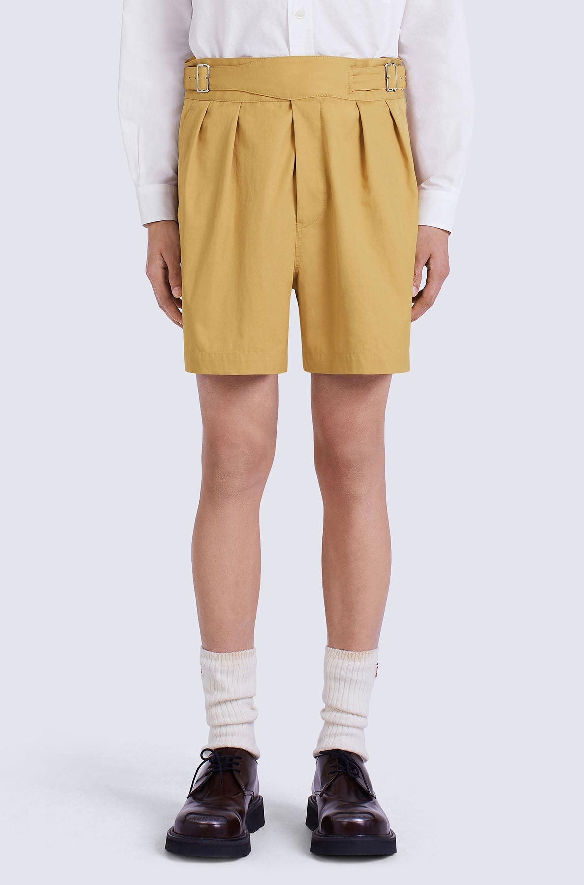 Short ceinturé - Beige