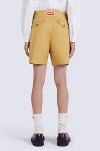 Short ceinturé - Beige