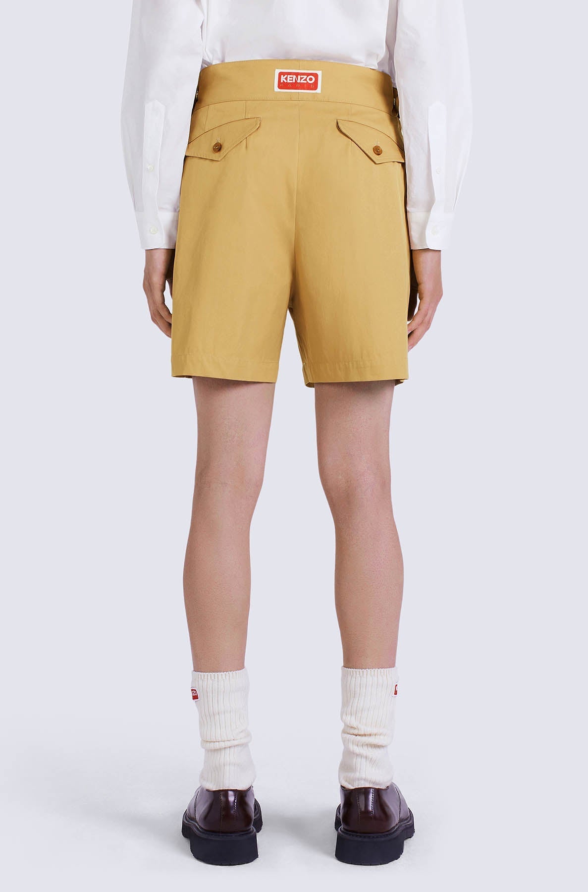 Short ceinturé - Beige