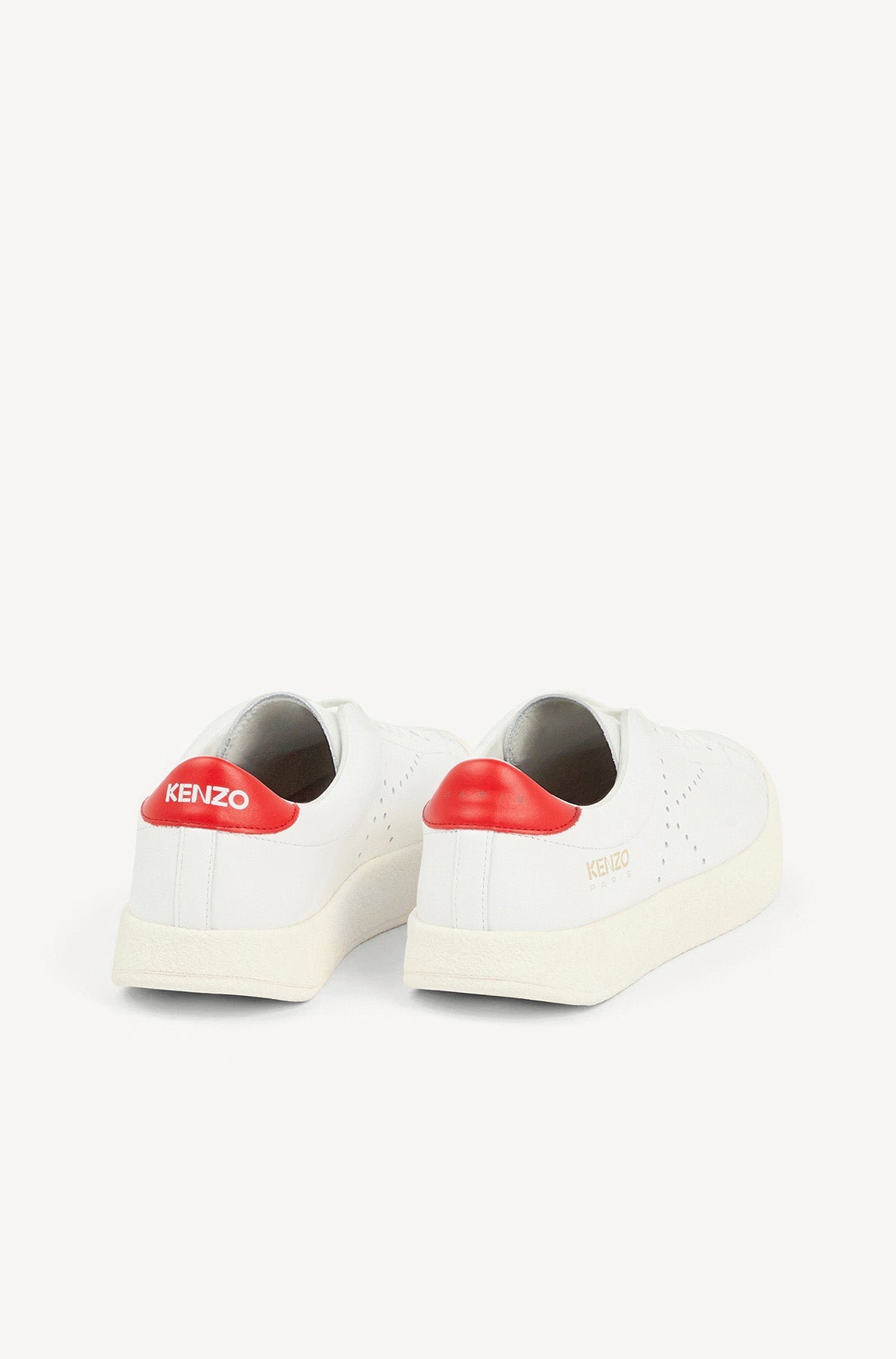 Baskets Kenzo swing en cuir - White