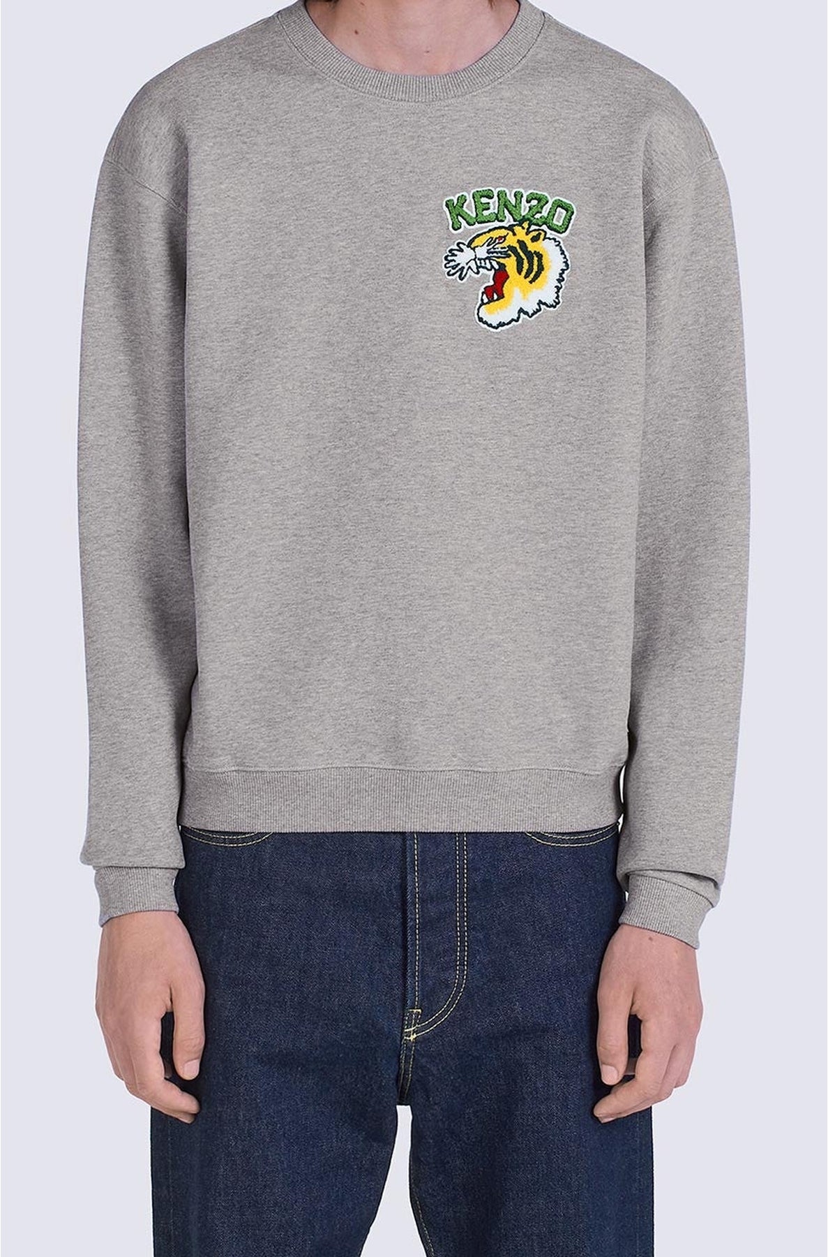 Sweatshirt Tiger Varsity - Pearl Grey