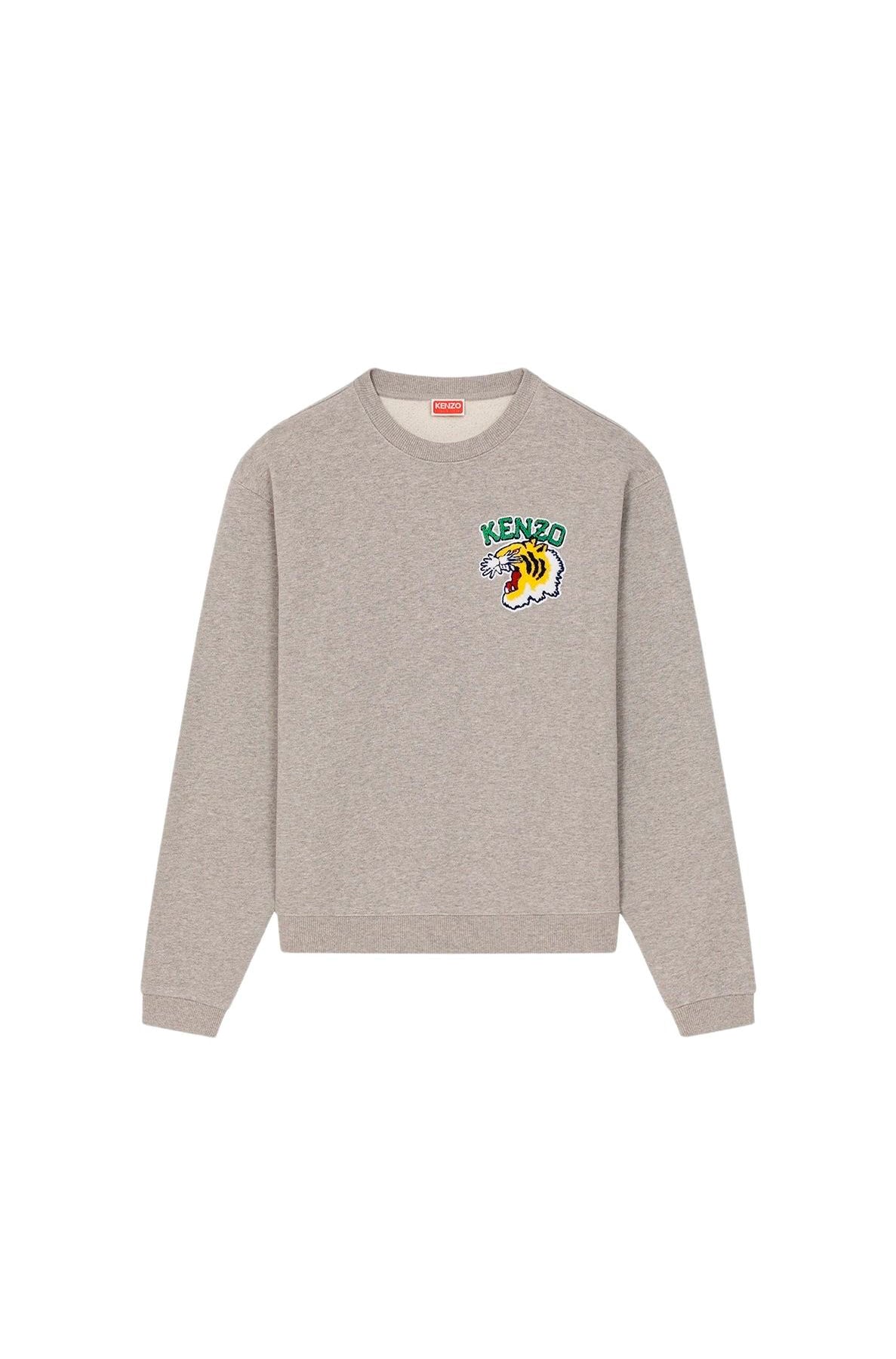 Sweatshirt Tiger Varsity - Pearl Grey