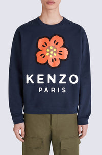 Sweatshirt Boke Flower - Midnight Blue