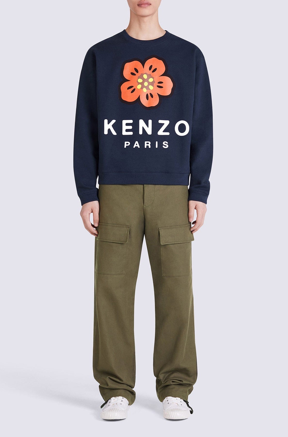 Sweatshirt Boke Flower - Midnight Blue