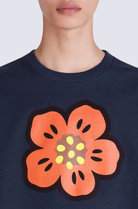 Sweatshirt Boke Flower - Midnight Blue