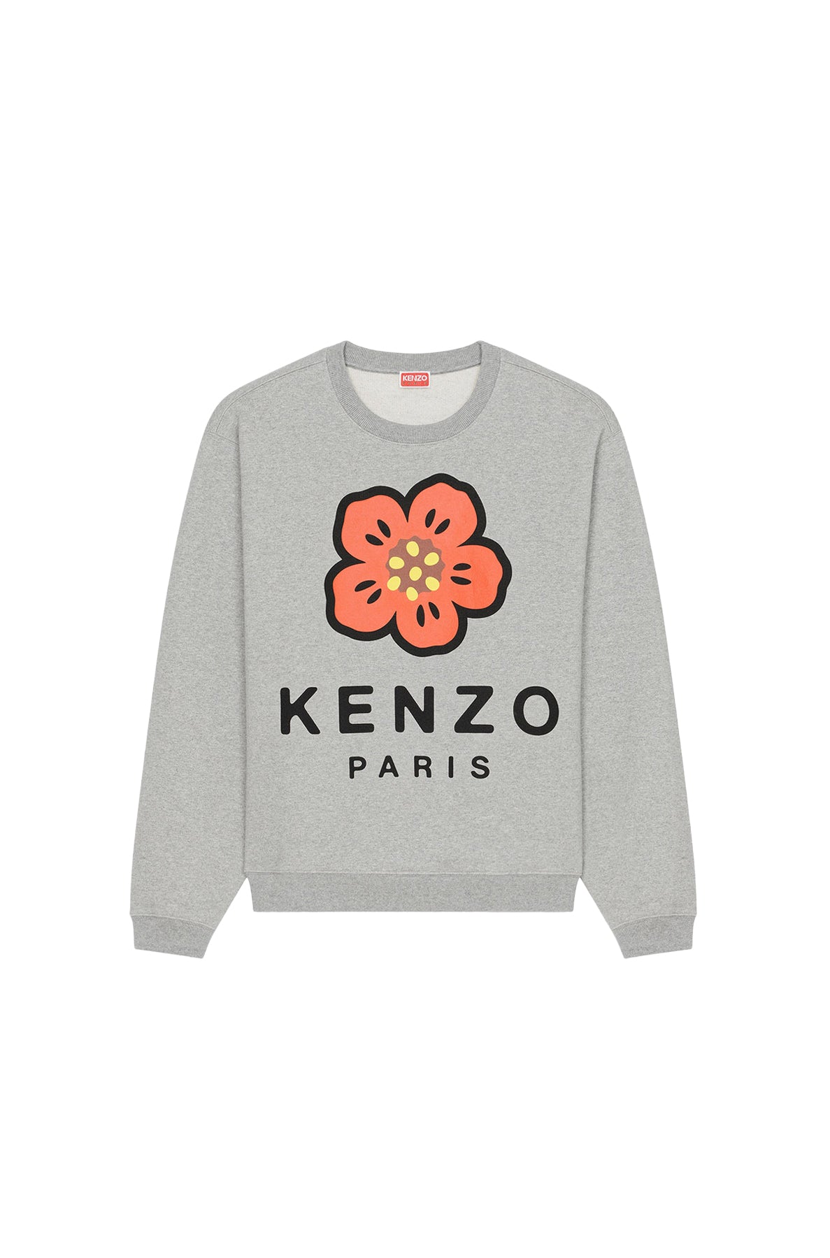 Sweatshirt BOKE FLOWER - Pearl Grey