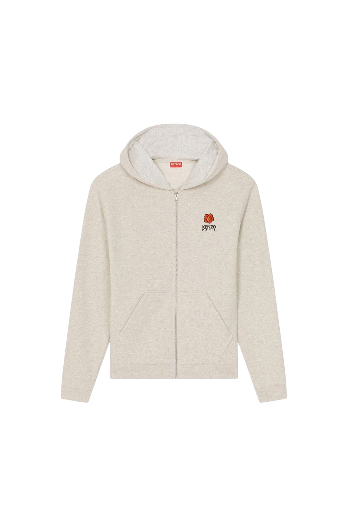 Sweatshirt zippé à capuche Boke Flower Crest - Pale Grey