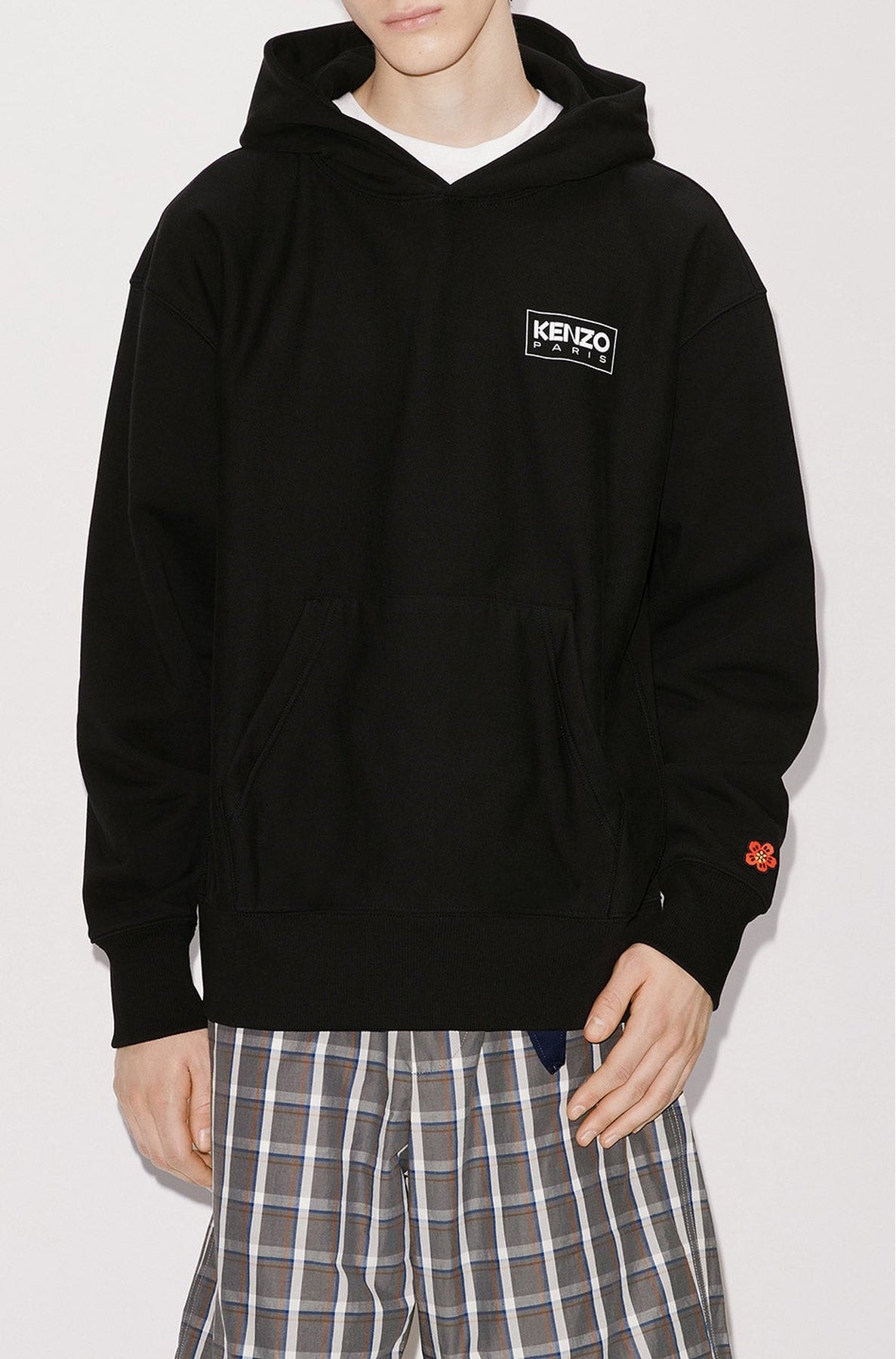 Sweatshirt oversize à capuche Kenzo Paris - Black