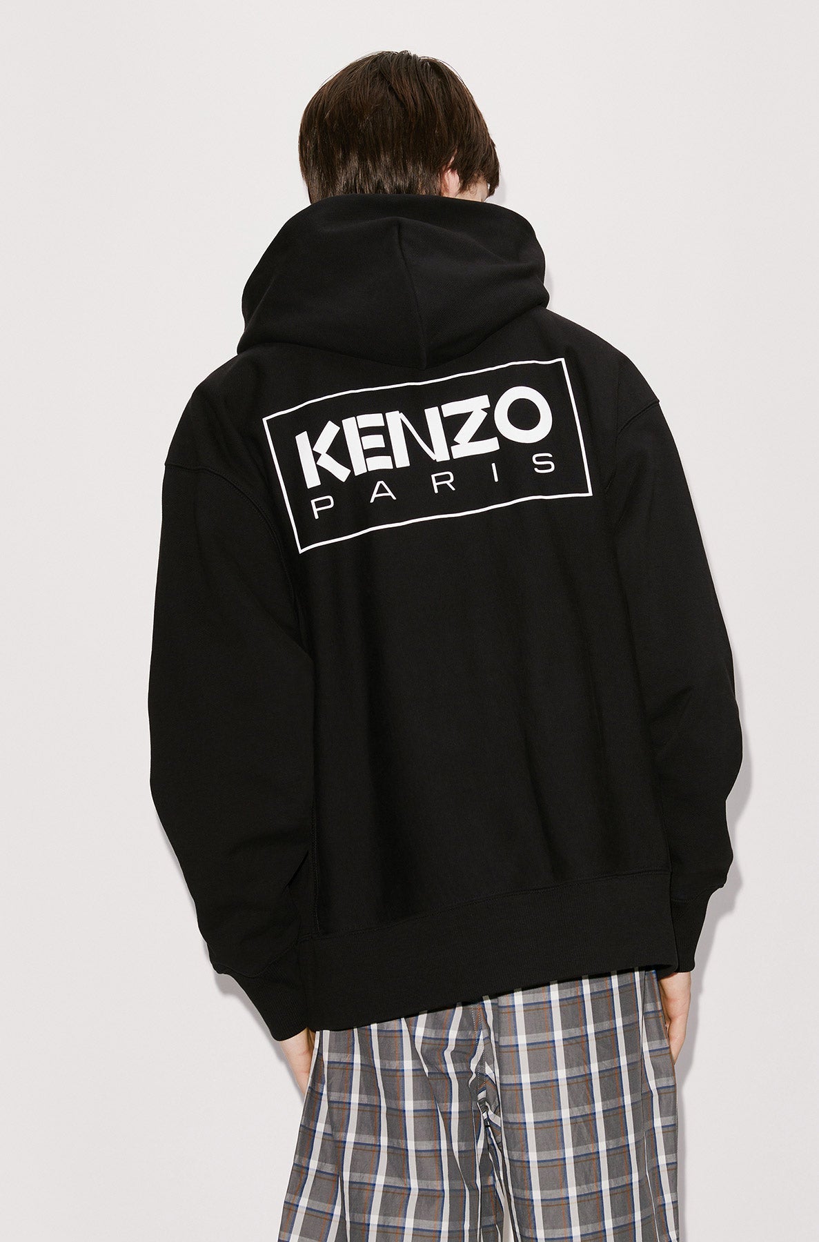 Sweatshirt oversize à capuche Kenzo Paris - Black