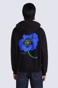 Sweatshirt zippé 'Kenzo Poppy' - Black