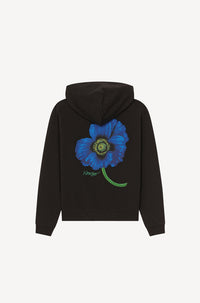 Sweatshirt zippé 'Kenzo Poppy' - Black