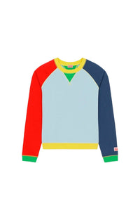 Sweatshirt vintage oversize - Sky Blue