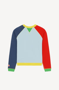Sweatshirt vintage oversize - Sky Blue