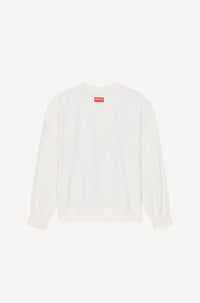 Sweatshirt Akae Smiling Tiger oversize - White