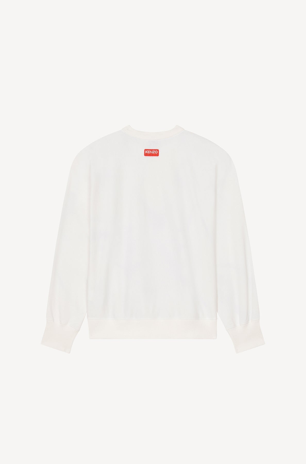 Sweatshirt Akae Smiling Tiger oversize - White