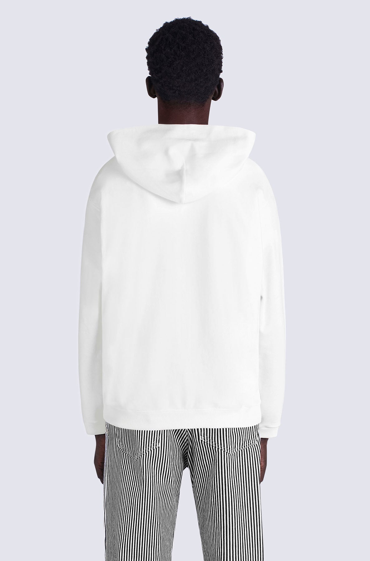 Sweatshirt à capuche Akae Bowing Tiger - White