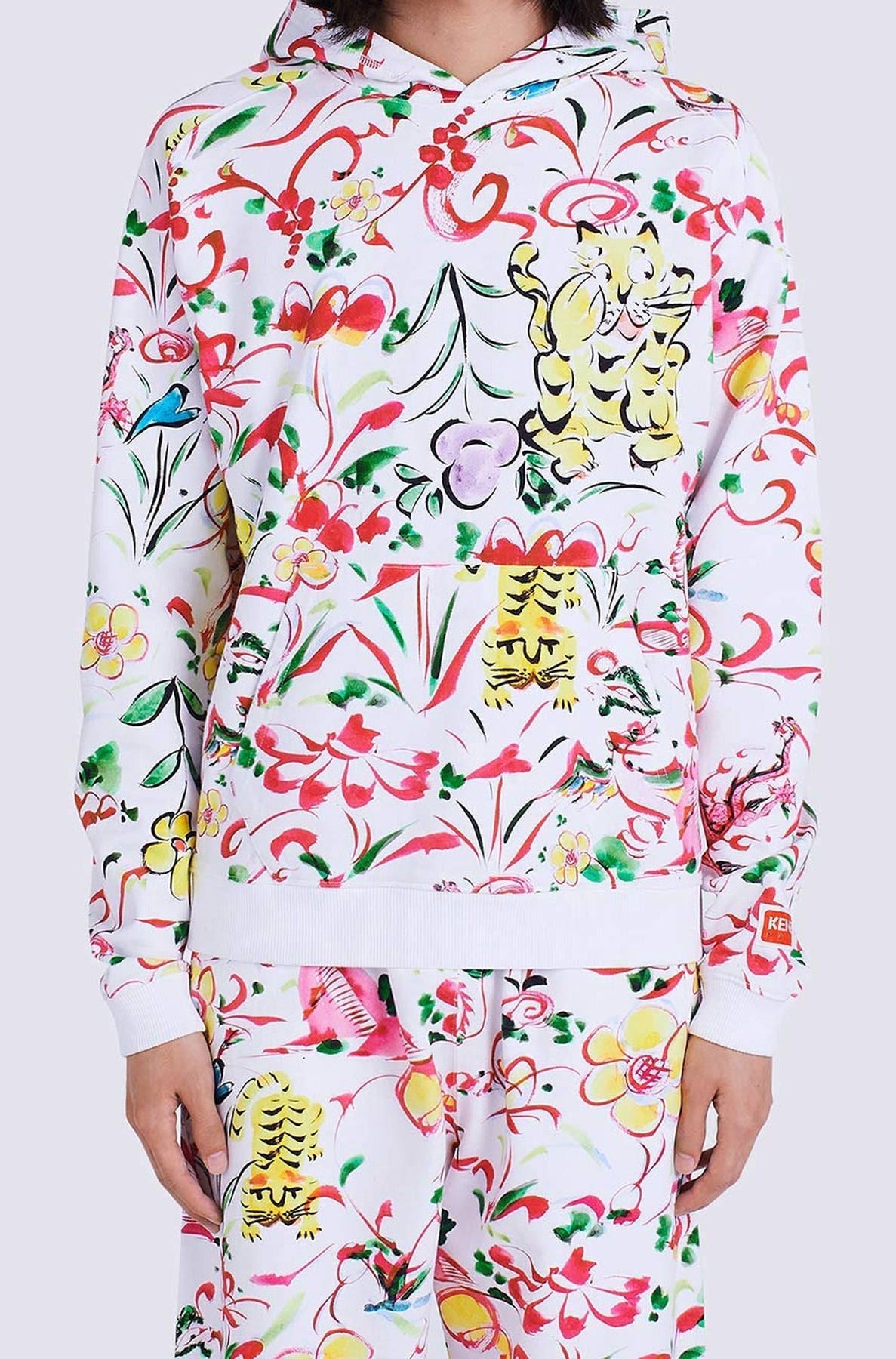 Sweatshirt à capuche Akae Ink - Multicolor