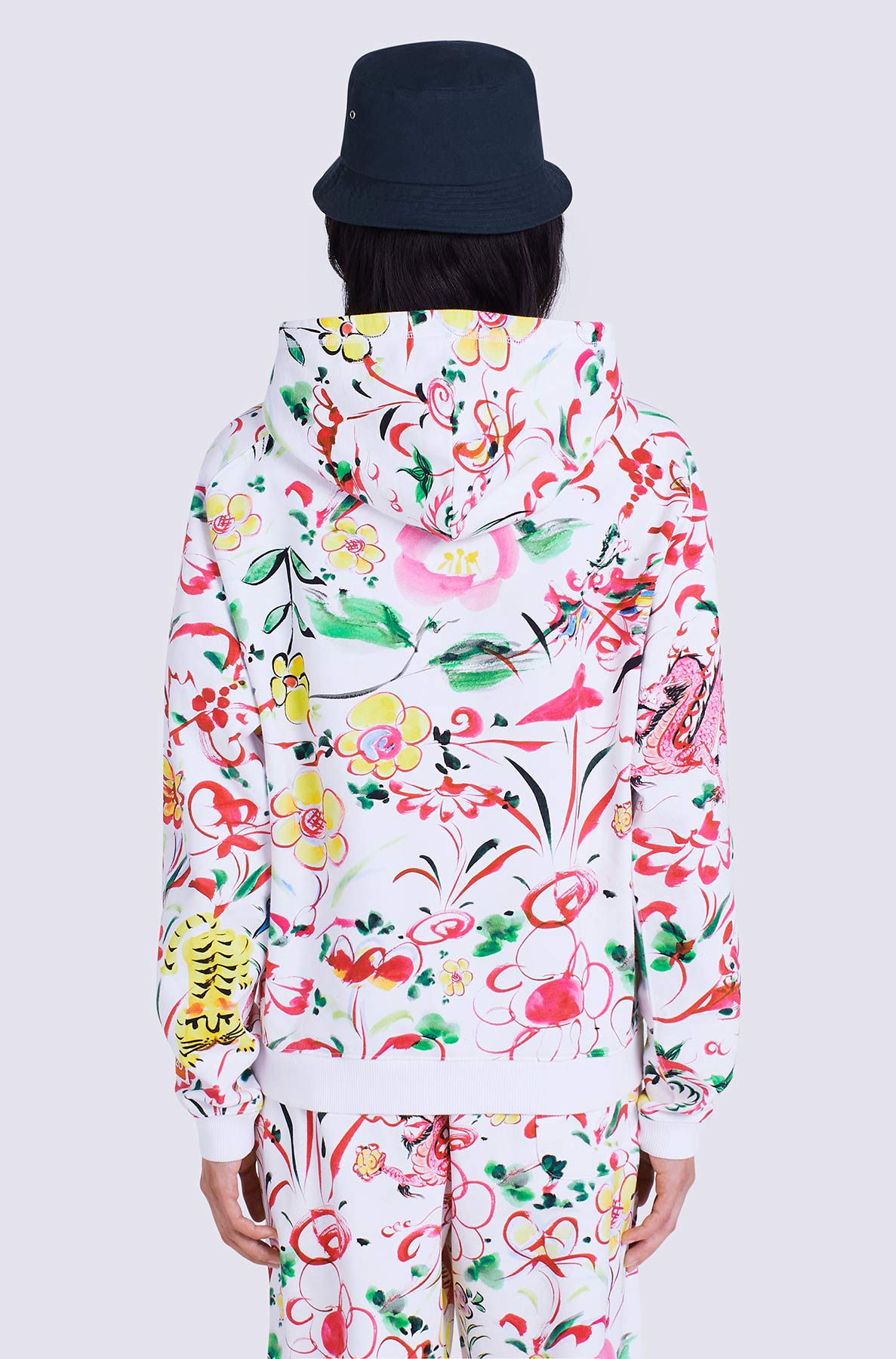 Sweatshirt à capuche Akae Ink - Multicolor