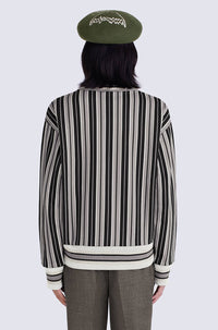 Sweatshirt à rayures Varsity - Middle Grey