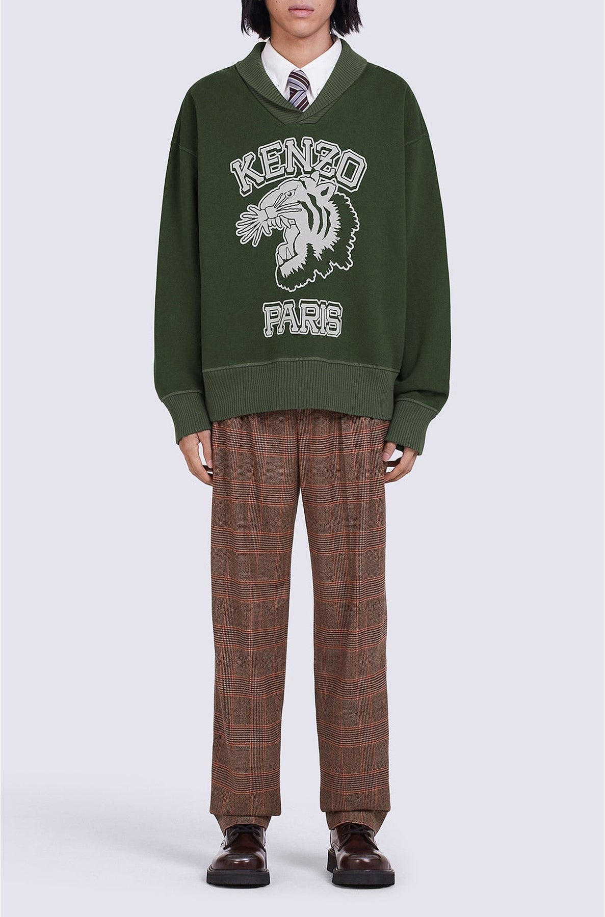Sweatshirt "Tiger Varsity" - Dark Khaki