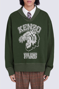 Sweatshirt "Tiger Varsity" - Dark Khaki