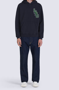 Sweatshirt à capuche Tiger Varsity oversize - Midnight Blue