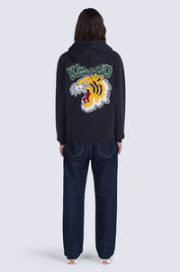 Sweatshirt à capuche Tiger Varsity oversize - Midnight Blue