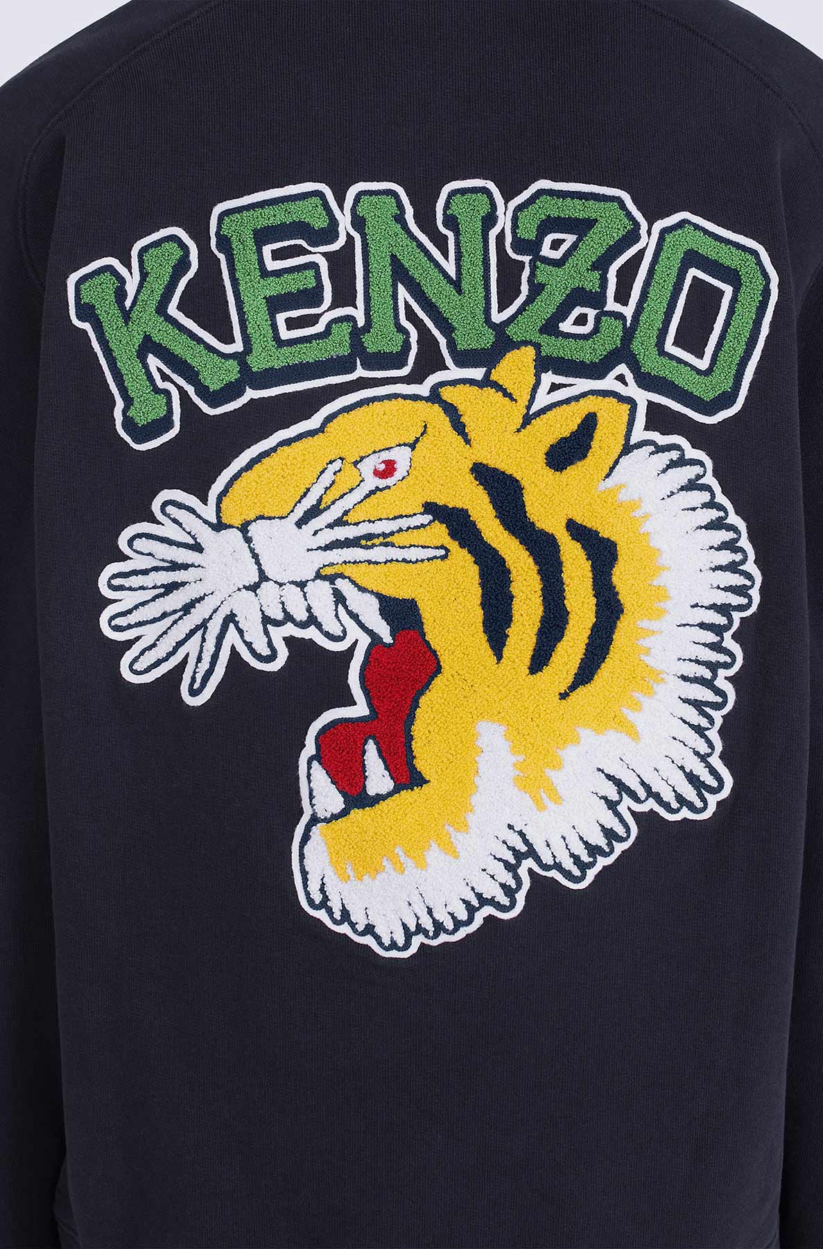 Sweatshirt à capuche Tiger Varsity oversize - Midnight Blue