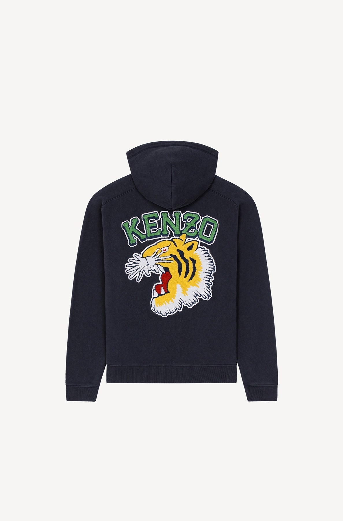 Sweatshirt à capuche Tiger Varsity oversize - Midnight Blue