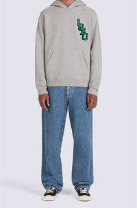 Sweatshirt à capuche Tiger Varsity oversize - Pearl Grey