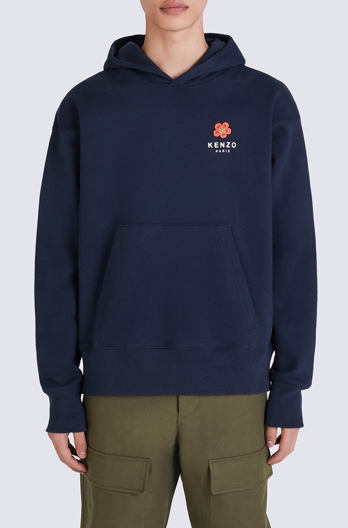 Sweatshirt oversize Boke Flower - Midnight Blue