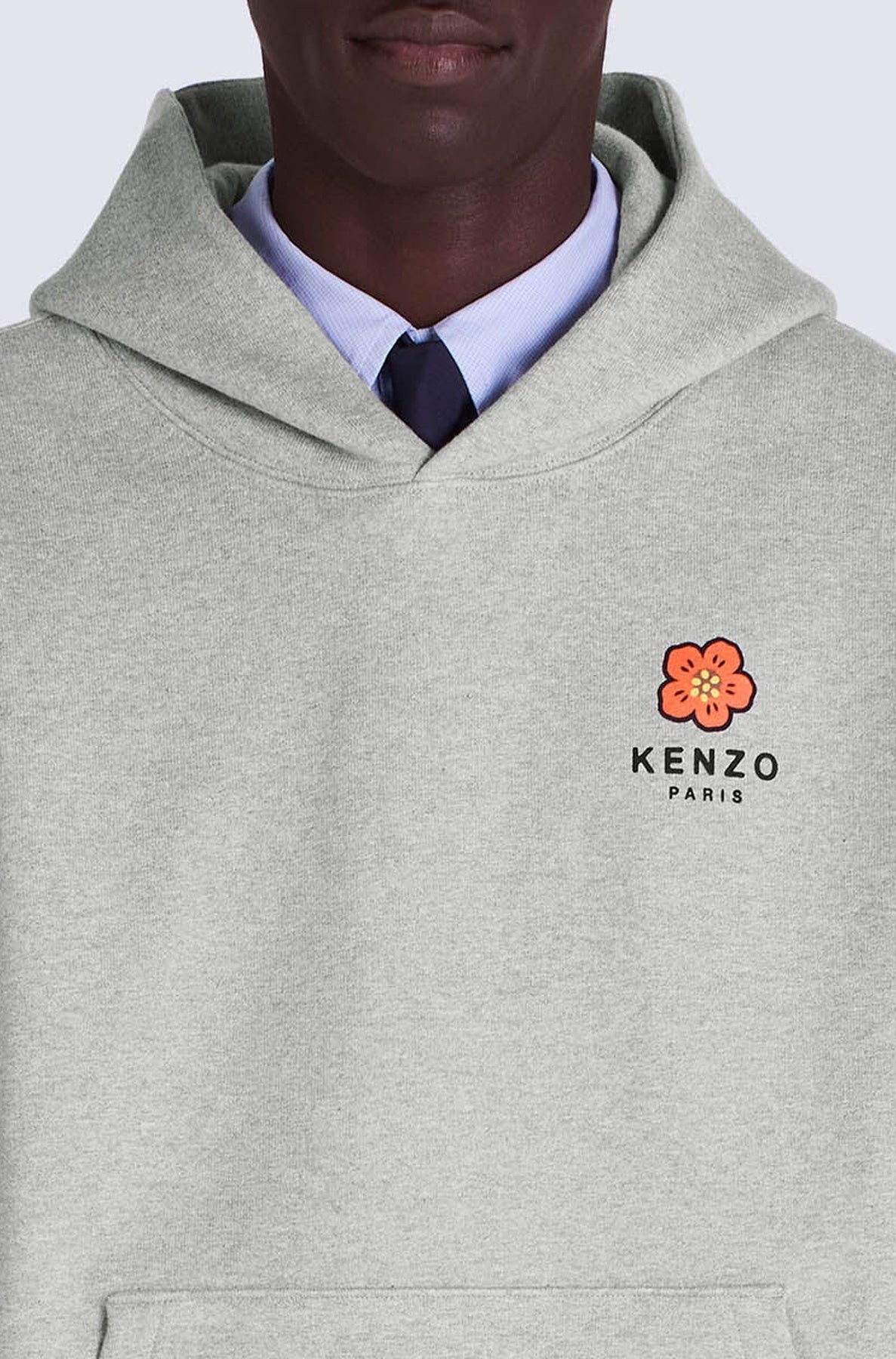 Sweatshirt oversize Boke Flower - Pearl Grey