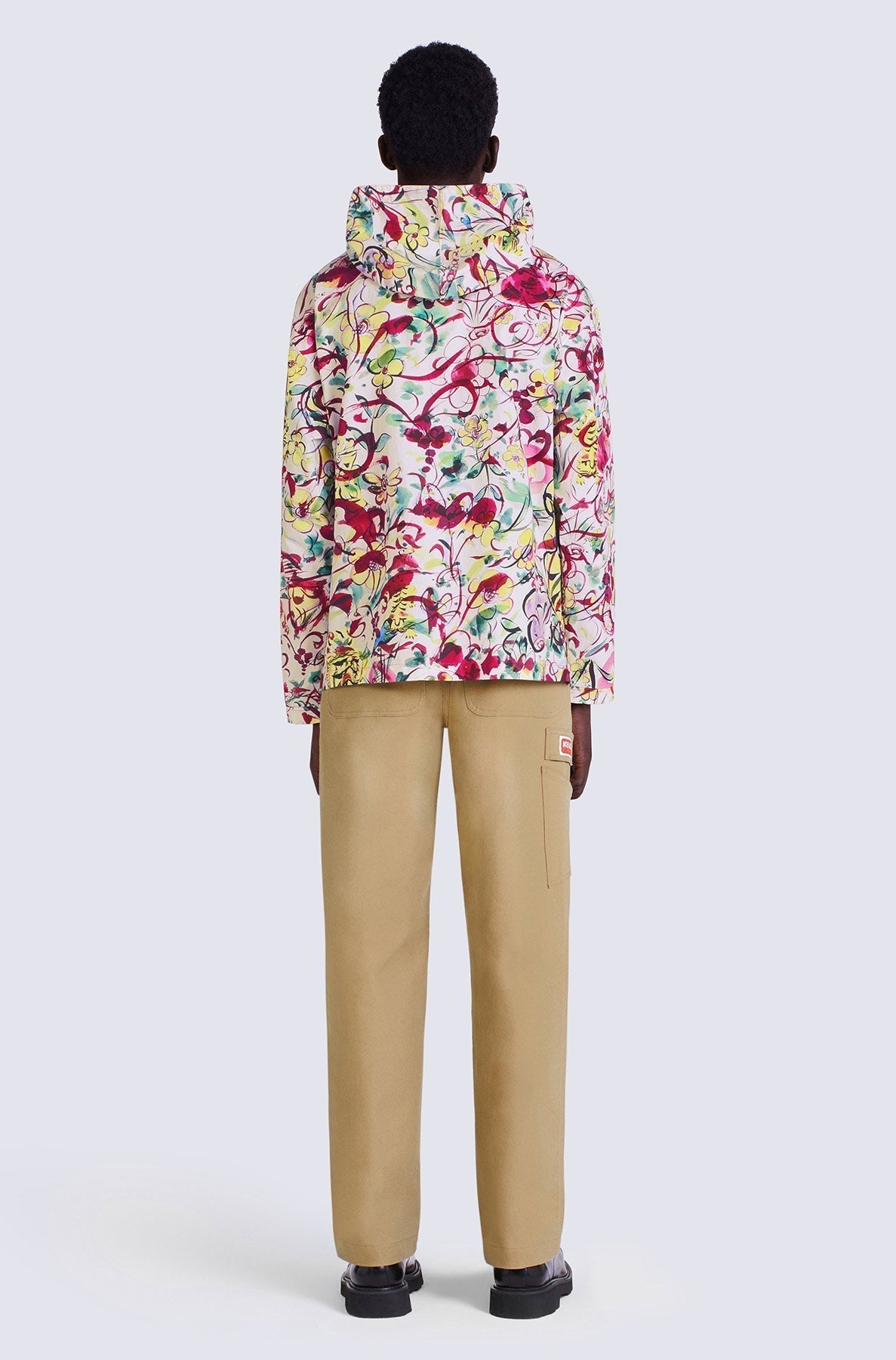 Printed Hooded Top