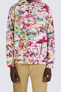 Printed Hooded Top