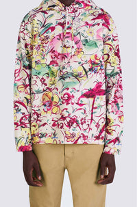 Printed Hooded Top