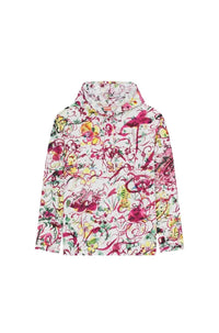 Printed Hooded Top