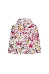 Printed Hooded Top