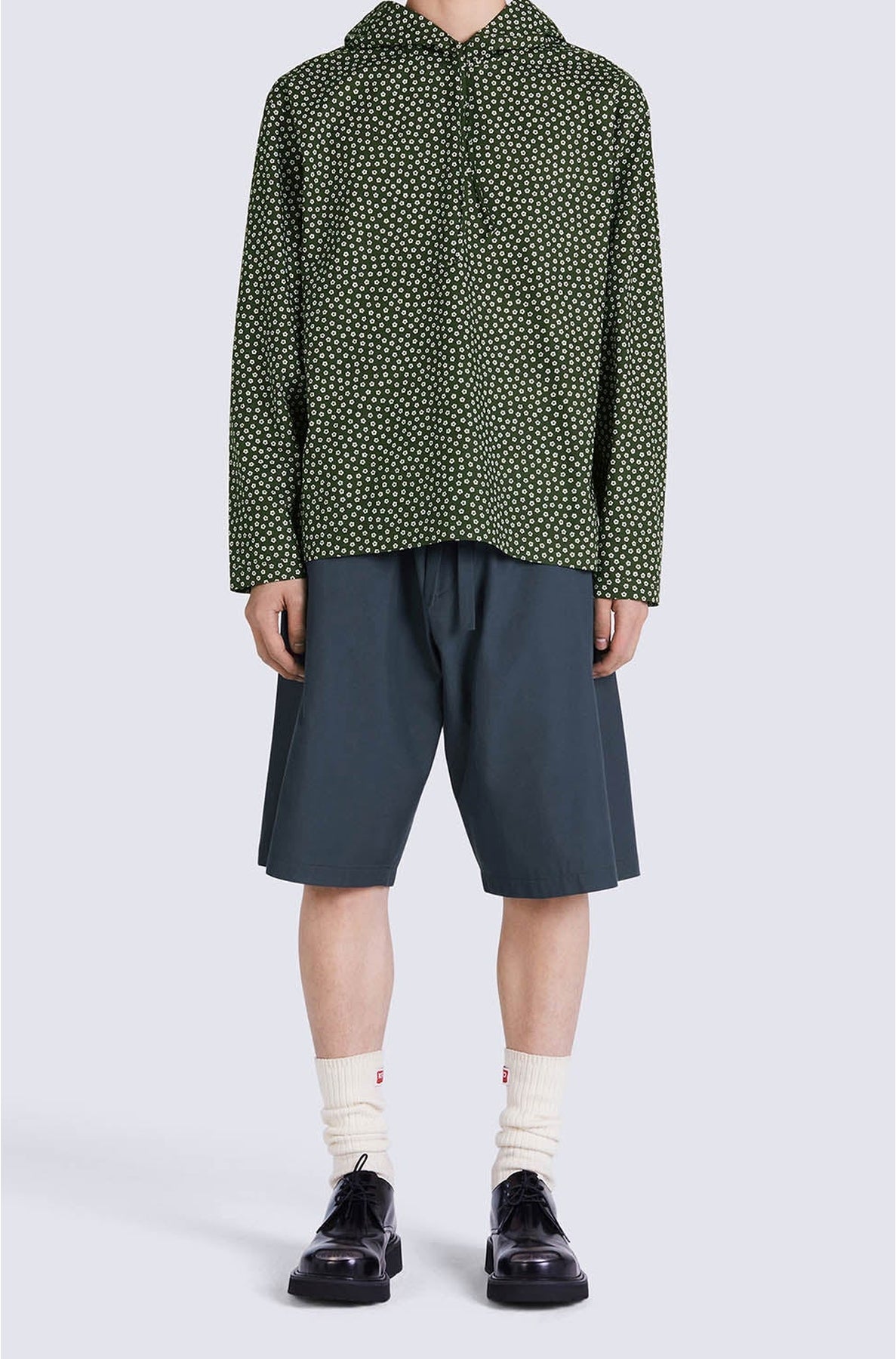 Sweatshirt à capuche Sakura Flower - Dark Khaki