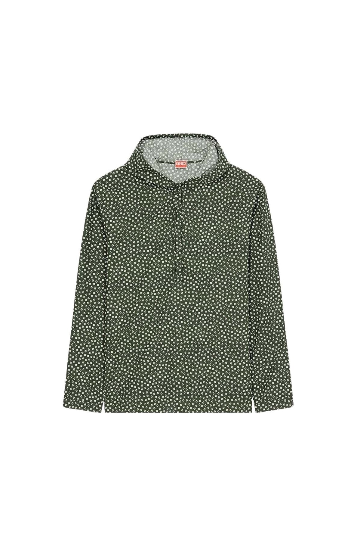 Sweatshirt à capuche Sakura Flower - Dark Khaki
