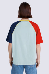 T-shirt vintage oversize - Sky Blue