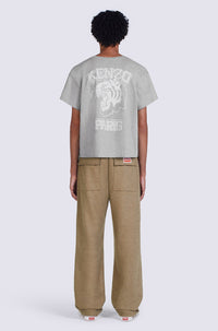 T-shirt Boxy Varsity - Pearl Grey