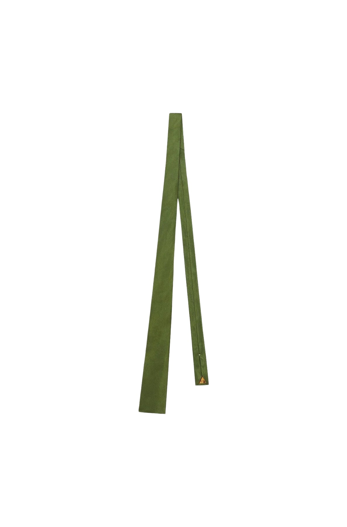 Satin tie - Dark Khaki