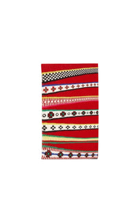 Tour de cou Fairisle en laine - Medium Red