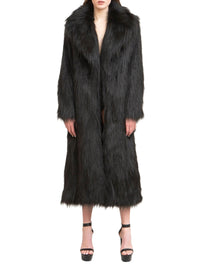 Manteau long à coupe oversize en fourrure - Raven