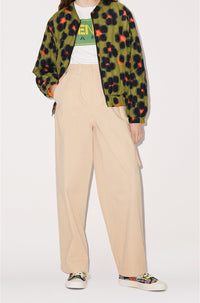 Bomber Hana Leopard réversible - Khaki