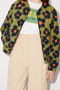 Bomber Hana Leopard réversible - Khaki