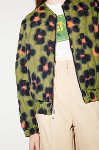 Bomber Hana Leopard réversible - Khaki