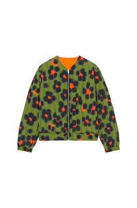 Bomber Hana Leopard réversible - Khaki