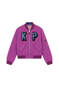 Bomber rétro "Kenzo Paris - Purple